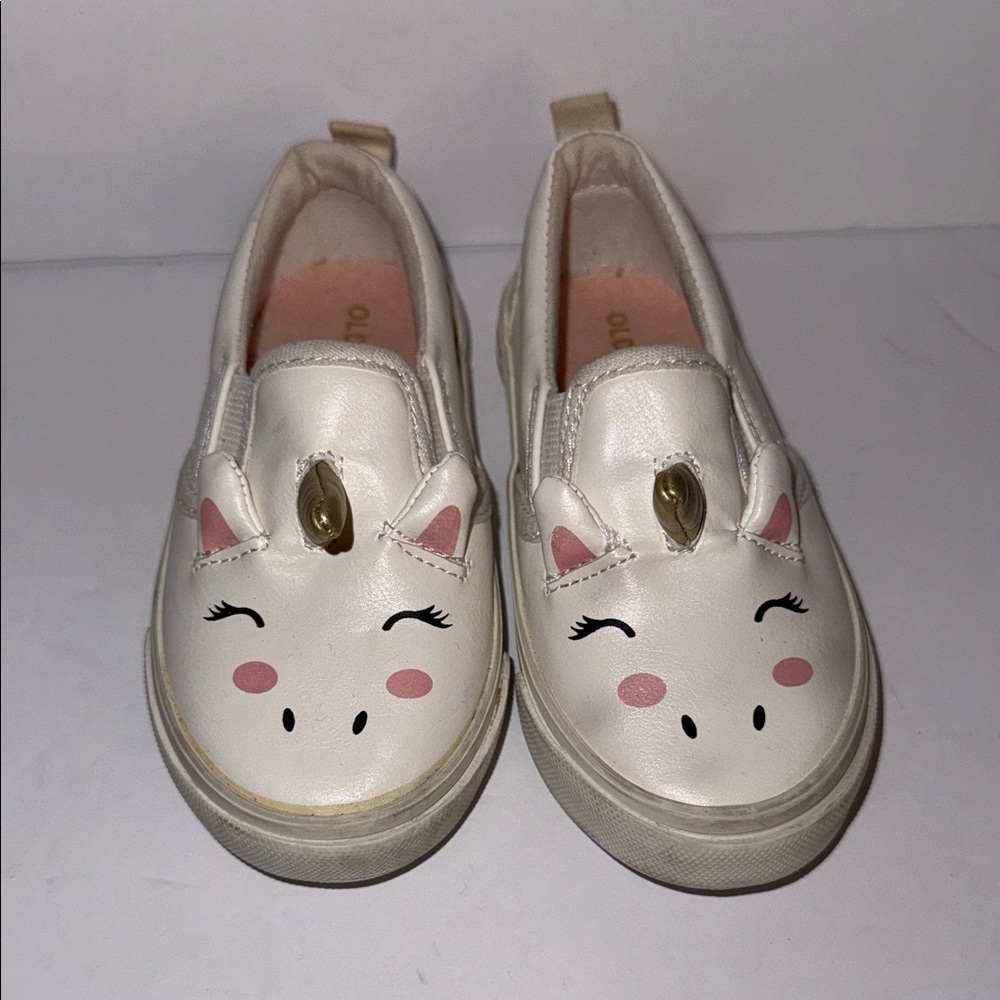 Old Navy Unicorn Slip-On Kids Shoes - White